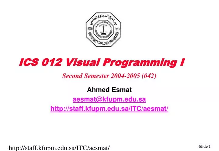 ics 012 visual programming i