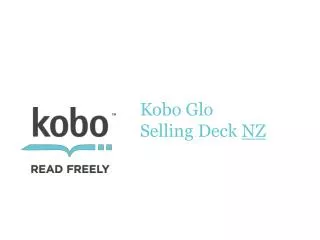 Kobo Glo Selling Deck NZ