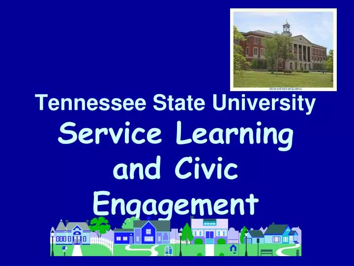 tennessee state university service learning and civic engagement