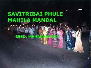 SAVITRIBAI PHULE MAHILA MANDAL