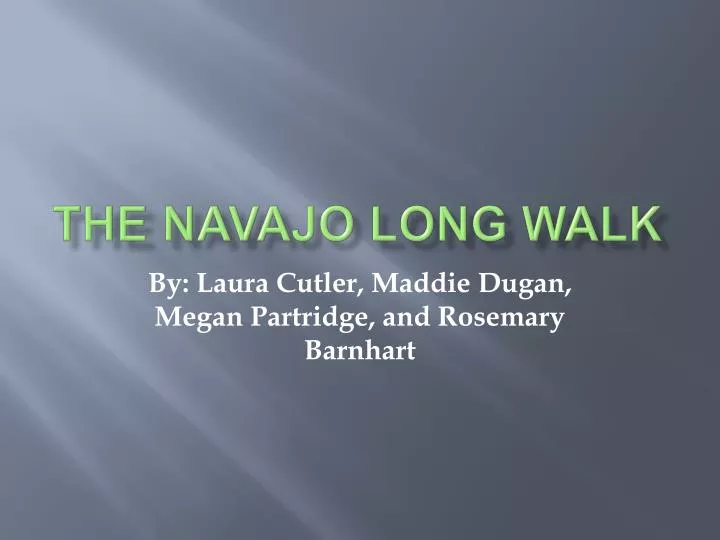 the navajo long walk