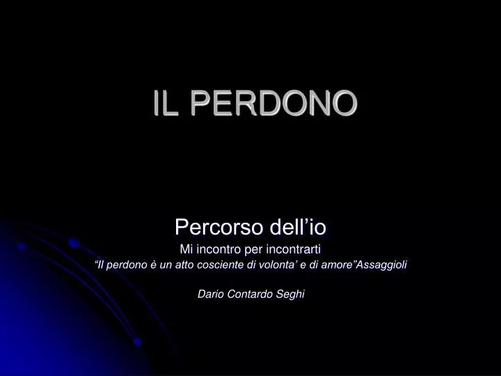 il perdono