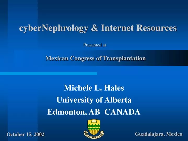 cybernephrology internet resources