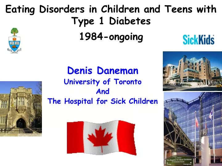 eating disorders in children and teens with type 1 diabetes 1984 ongoing