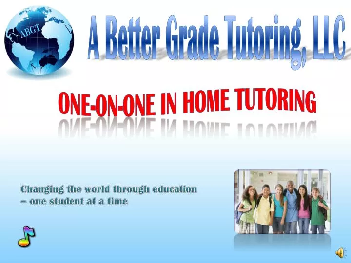 one on one in home tutoring