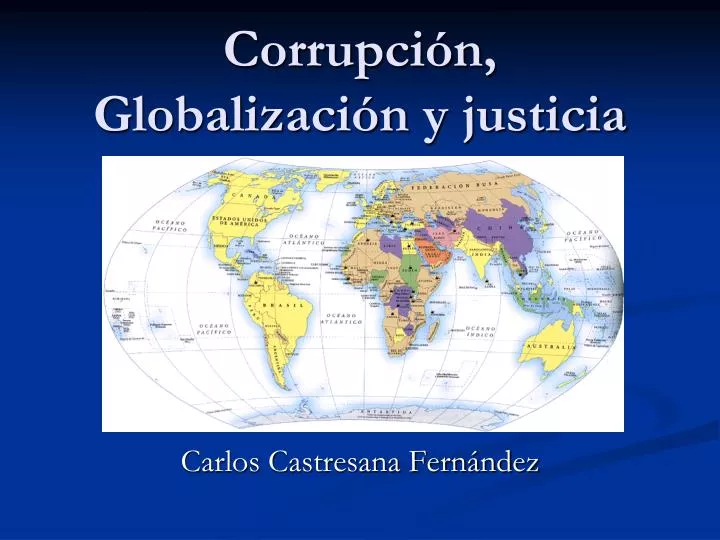 corrupci n globalizaci n y justicia