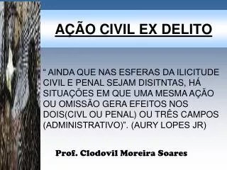 a o civil ex delito