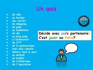 un quiz