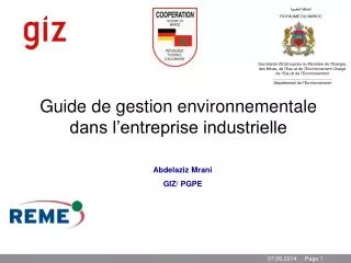 Guide de gestion environnementale dans l’entreprise industrielle