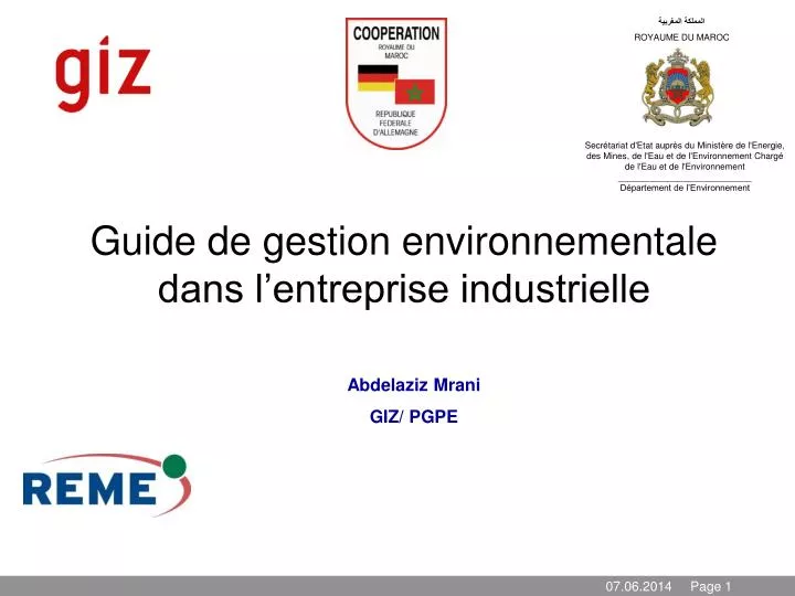 guide de gestion environnementale dans l entreprise industrielle