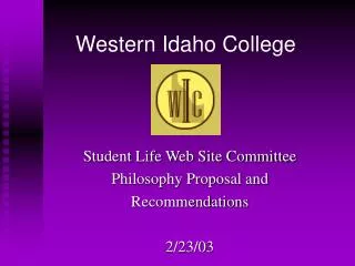 Western Idaho College