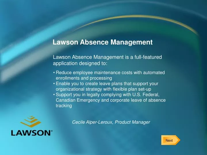 lawson absence management