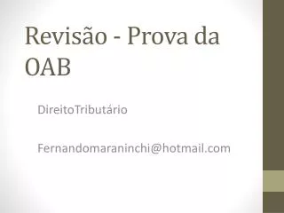 revis o prova da oab
