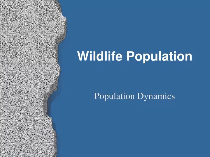 wildlife population