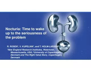 Nocturia: Time to wake up to the seriousness of the problem
