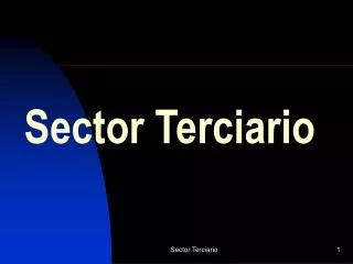 sector terciario