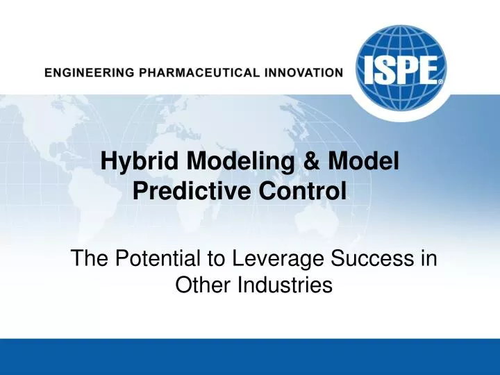 hybrid modeling model predictive control
