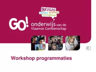 workshop programmaties