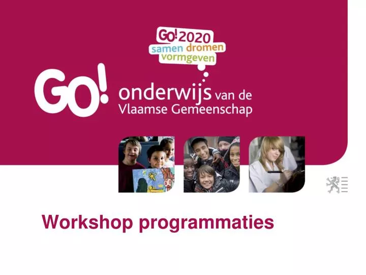 workshop programmaties