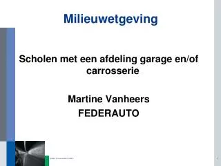 milieuwetgeving