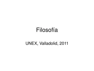filosof a