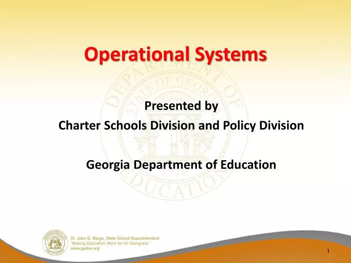 operational systems