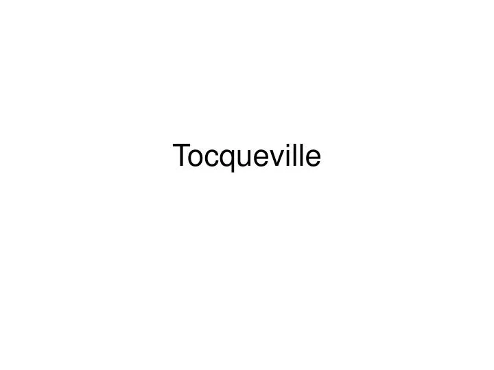 tocqueville