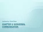 Chapter 3: Nonverbal Communication - slide 1