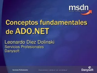 conceptos fundamentales de ado net