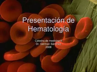 presentaci n de hematolog a