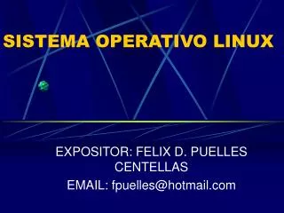 sistema operativo linux