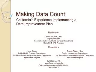 Making Data Count: