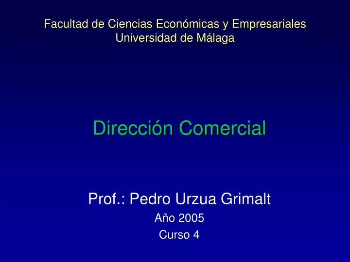 facultad de ciencias econ micas y empresariales universidad de m laga