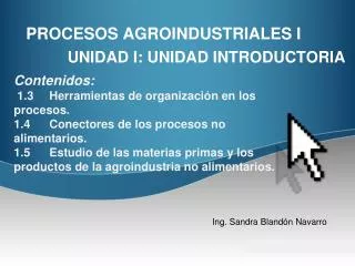 procesos agroindustriales i