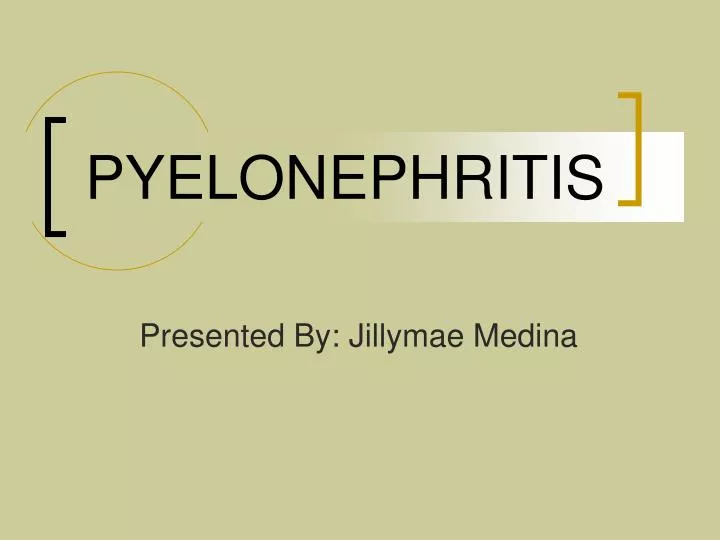 pyelonephritis