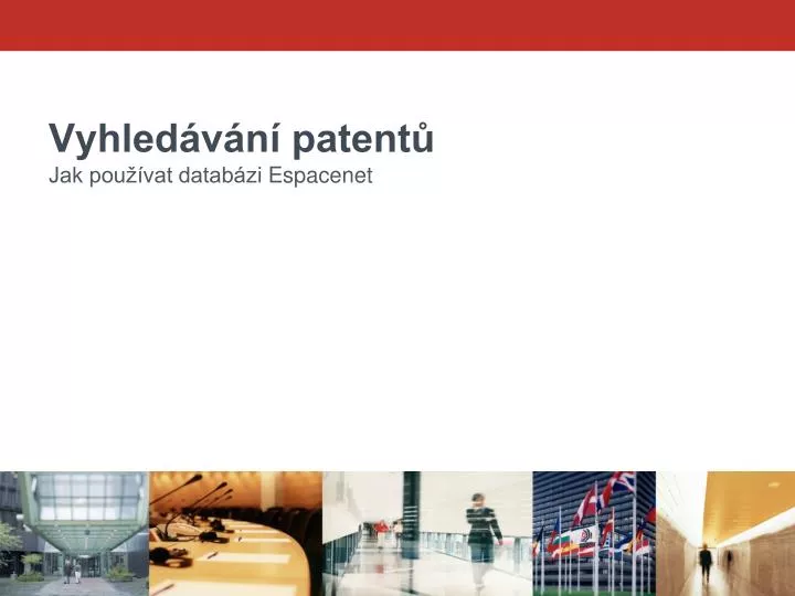 vyhled v n patent jak pou vat datab zi e spacenet