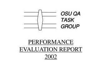 PERFORMANCE EVALUATION REPORT 2002