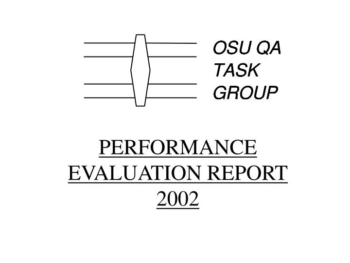 performance evaluation report 2002