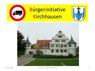 B ürger i nitiative K irchhausen