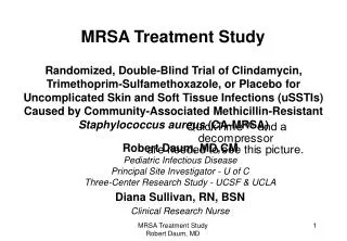 MRSA Treatment Study