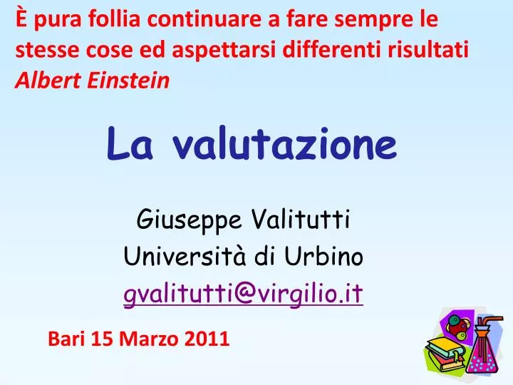 la valutazione