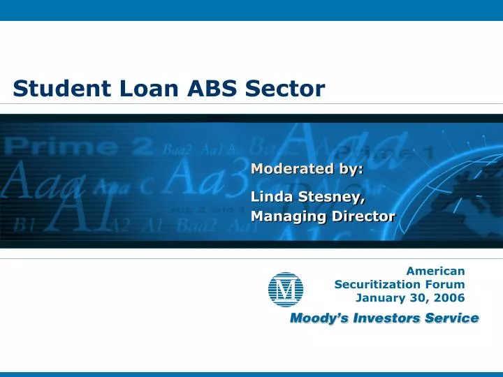 student loan abs sector