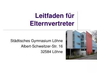 leitfaden f r elternvertreter