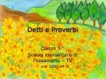 Detti e Proverbi - slide 1