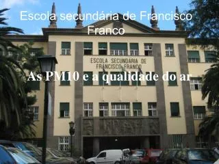 Escola secundária de Francisco Franco