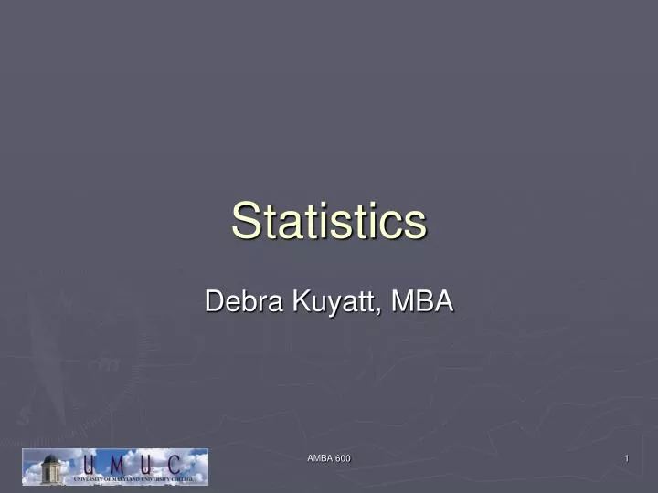 statistics