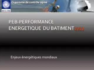 PEB-Performance energetique DU BATIMENT 2010