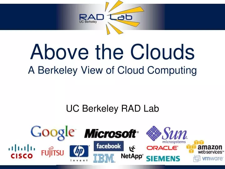 above the clouds a berkeley view of cloud computing