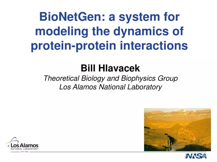 bionetgen a system for modeling the dynamics of protein protein interactions