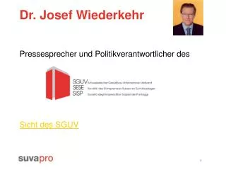 Dr. Josef Wiederkehr